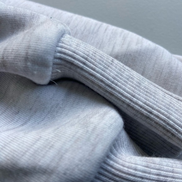 Varley Betsey Sweat Double Soft Sweatshirt Mock Neck Waist Tie Lounge Cozy Sz XL - Picture 10 of 13